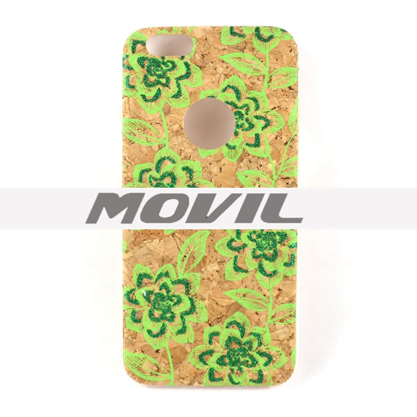 NP-2383 TPU Ultra delgada protectora caso de flores en temporadas para Apple iPhone 6-0